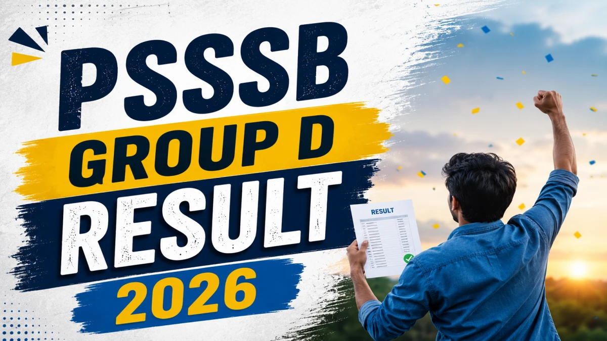 PSSSB Group D Result 2026 OUT (Direct Link)