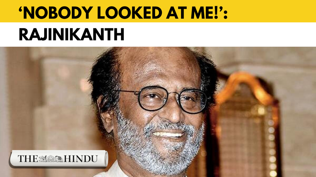 Watch: Rajinikanth recalls hilarious incident when nobody recognised him