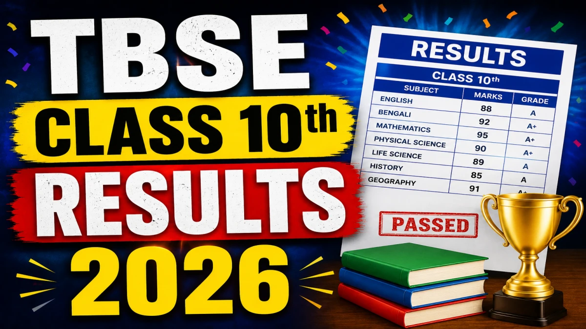 TBSE Tripura Board Madhyamik (Class 10) Exam Result 2026
