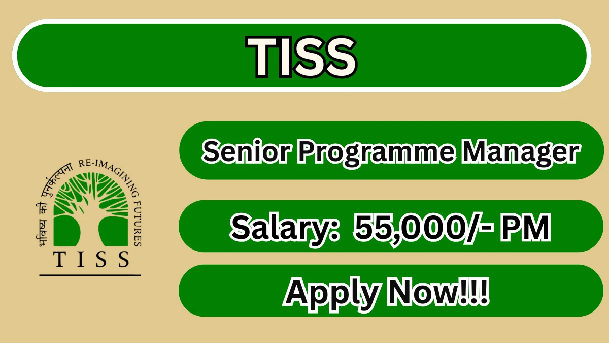 TISS Senior Programme Manager Recruitment 2026