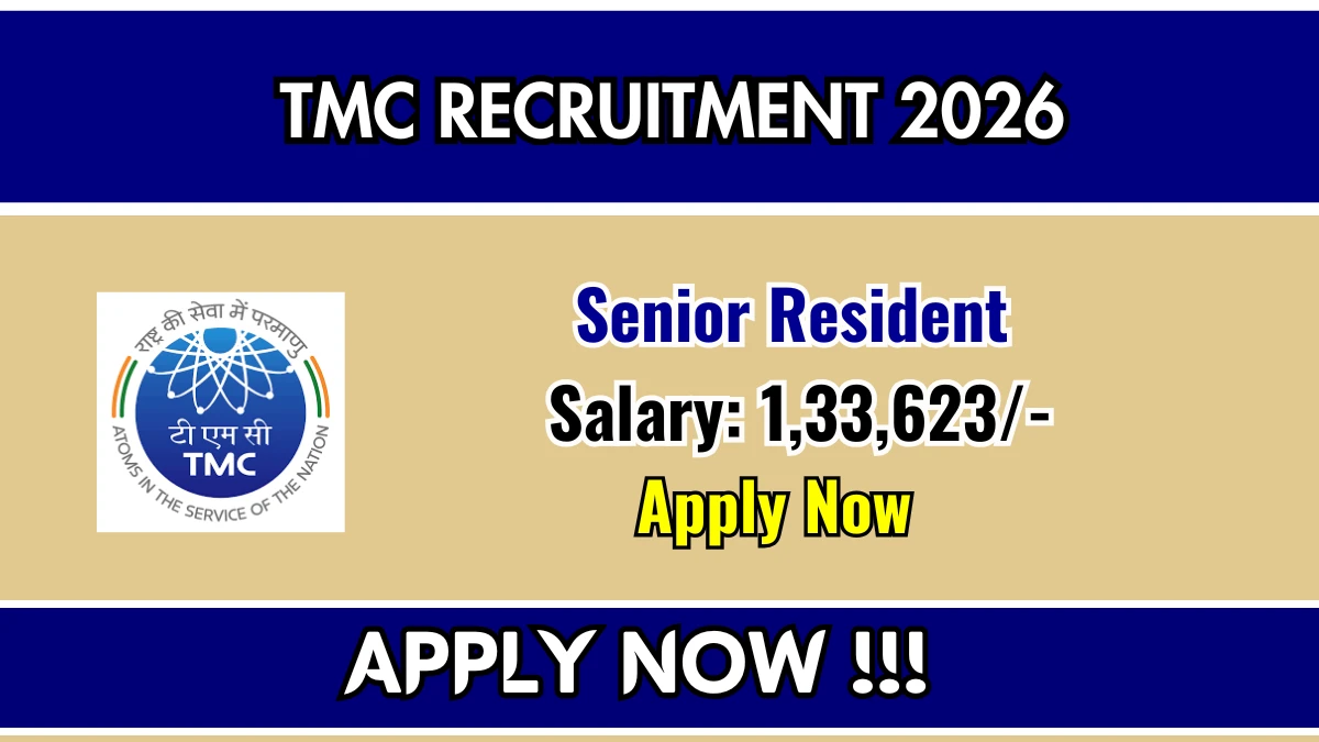 TMC Senior Resident Recruitment 2026