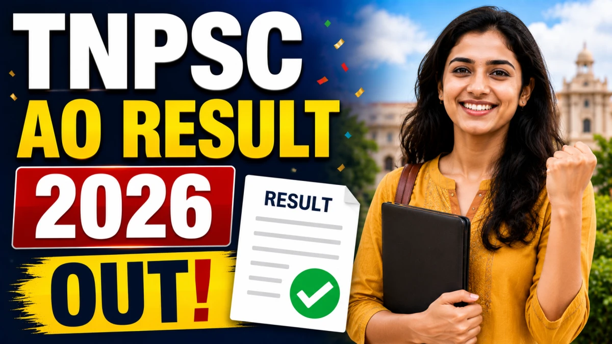 TNPSC AO Result 2026 Out (Direct Link)