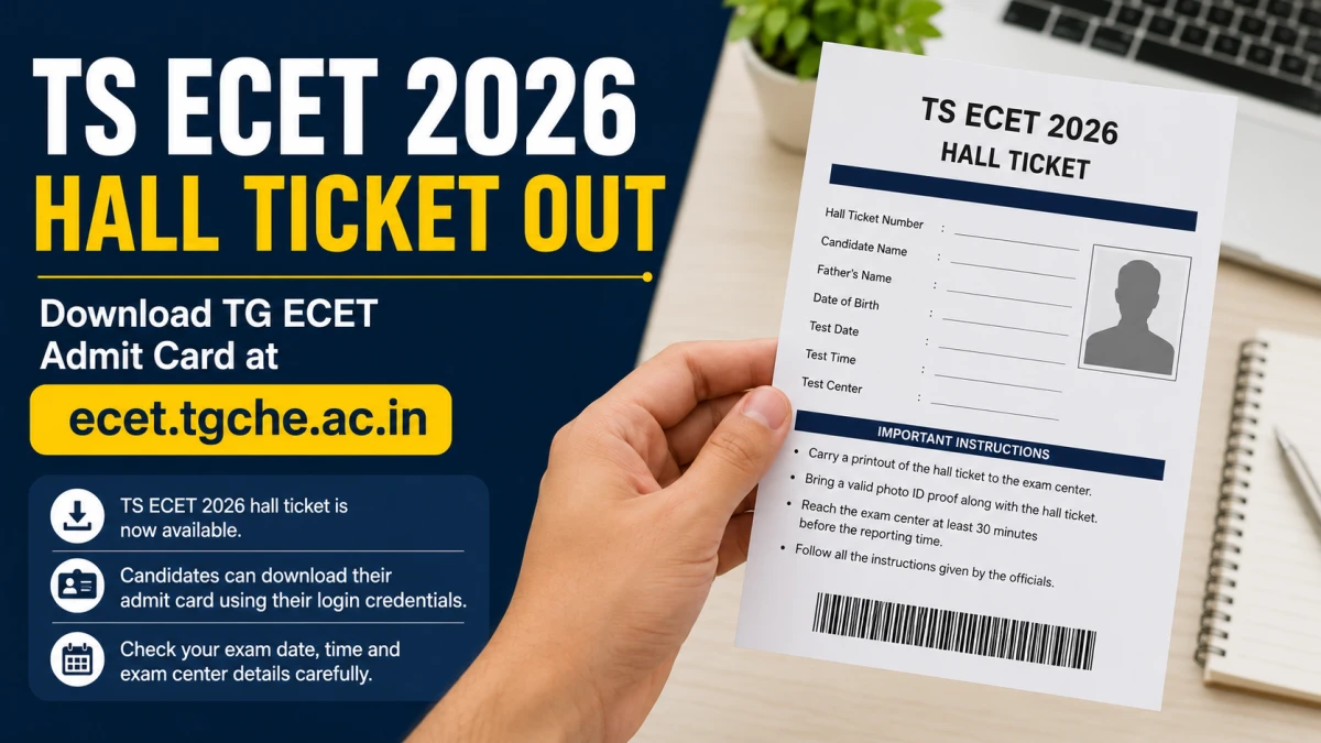 TS ECET 2026 Hall Ticket Out