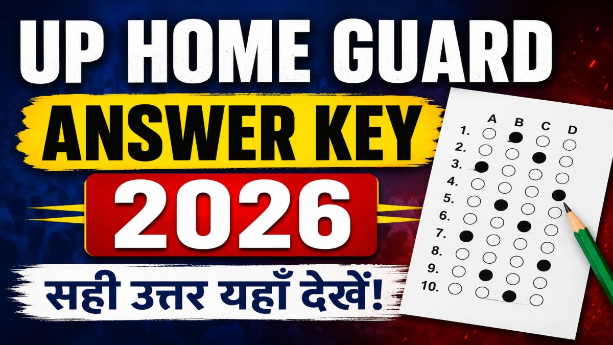 UP Home Guard Answer Key 2026 (Out) – Download PDF, Response Sheet & Objection Link