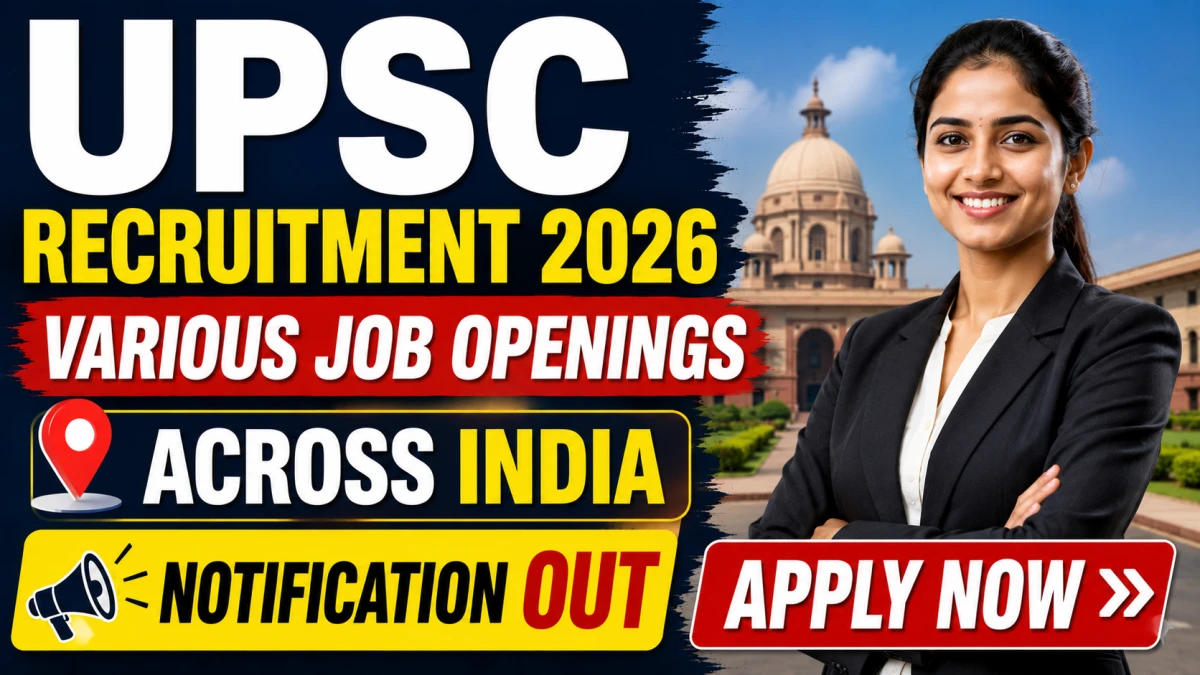 UPSC Recruitment 2026 – Apply Online for 45 Translator, Assistant Mining Engineer and More Posts