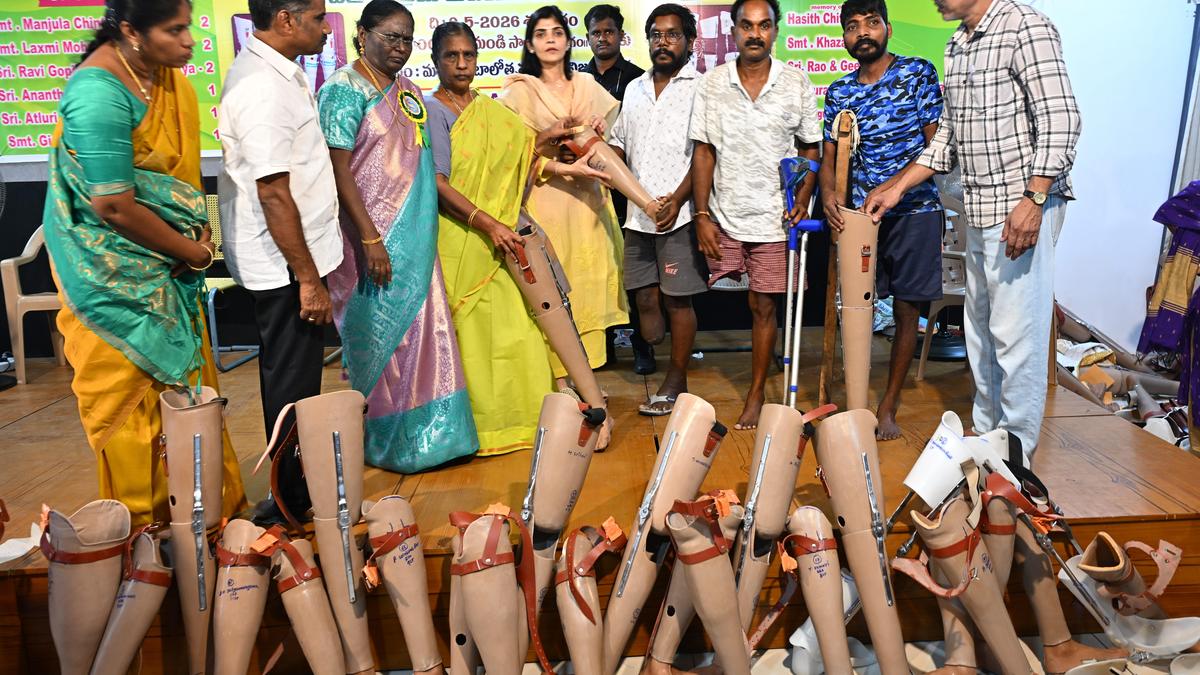Artificial limbs, callipers distributed to 90 beneficiaries in Vijayawada